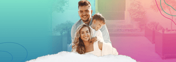 Family with young boy